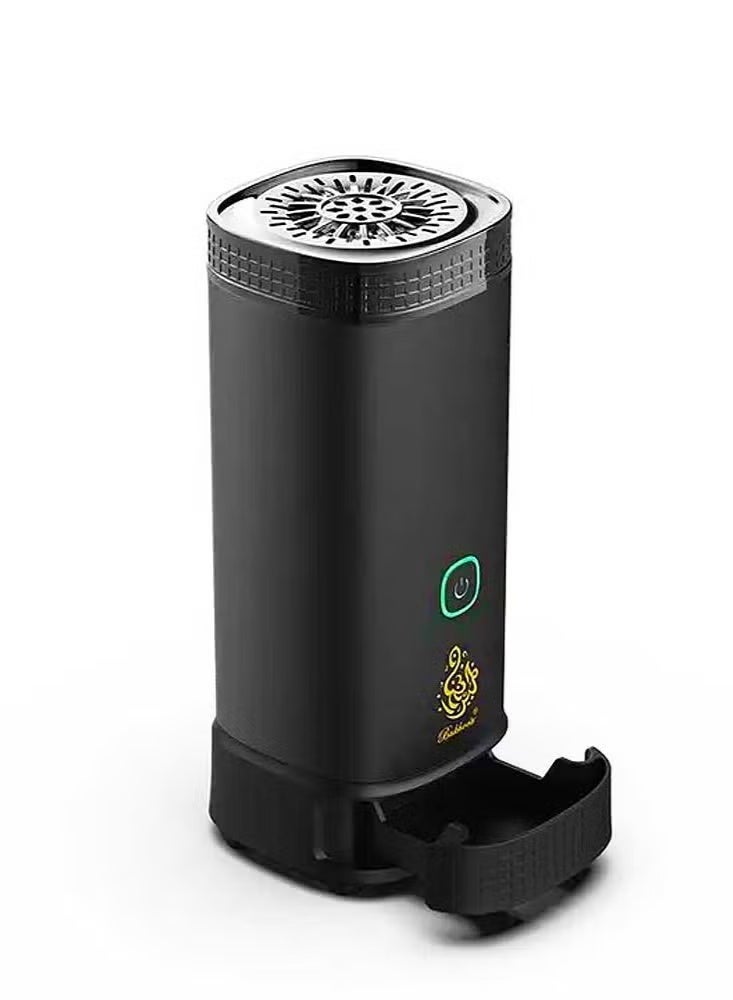 Bukhoon Electric Oud Incense Burner  Portable USB Rechargeable Bakhoon Burner Smart Electronic Arabic Mabkhara for Home Office & Car Use - Image 2